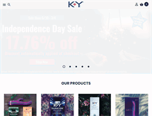 Tablet Screenshot of k-y.com